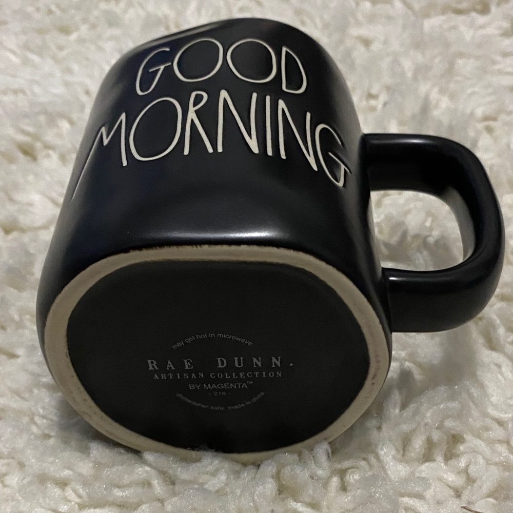 Rae Dunn mug magenta artisan collection “good morning” handcrafted farmhouse mug - Picture 7 of 15